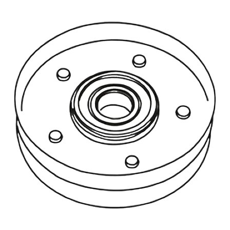 Mercedes Benz W203 W208 W209 1997- Alternator Gergi Rulmani Plastik A1122000070 GRG