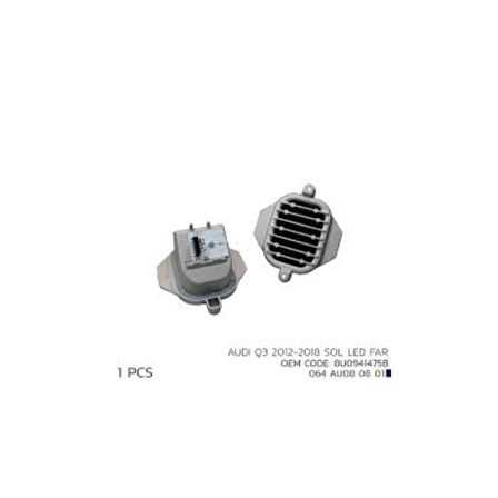1243982-00 FAR BEYNI LED MODULU SOL AUDI Q3