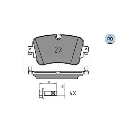 Mercedes Spr903 Fren Balatası Arka Büyük Tip 0044202720 Meyle
