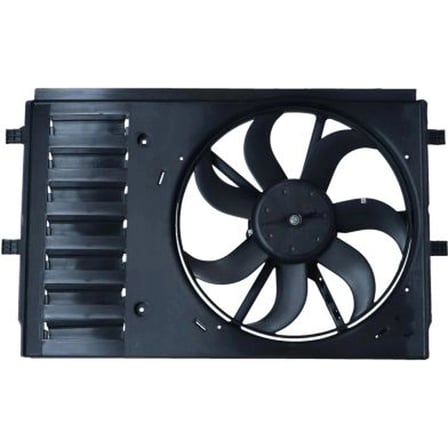 Volkswagen Polo 2009- Seat Ibiza 2009- FAN Motoru Davlumbazli 390 MM 3 FIS 7 Kanat 350W 6R0121207LS1 Deye
