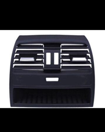 BMW Klima/Kalorifer Izgarası F01+LCI Arka Nikelajlı Siyah