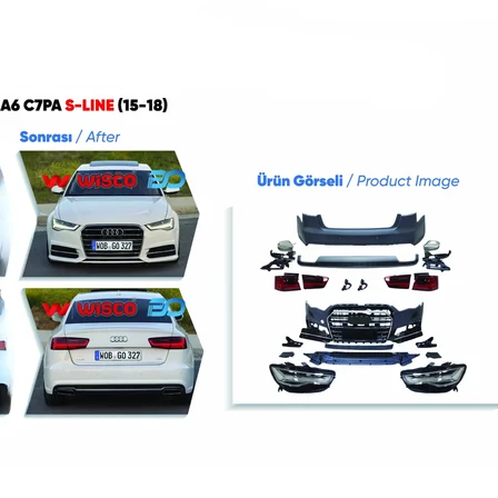 Audi A6 C7PA 2015-2018 (2012-2014 Arasi Dönüşüm-Facelift 4G0807065AMGRU Wisco