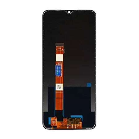 Realme Uyumlu C3 Lcd Ekran Siyah Çıtasız