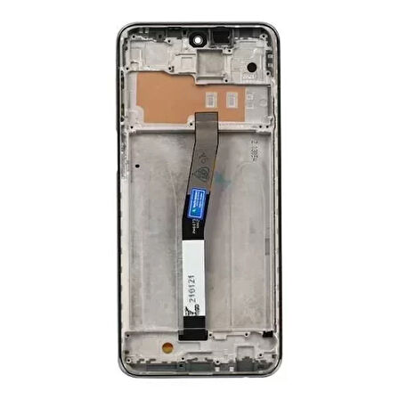 Xiaomi Uyumlu Redmi Note 9 Pro Lcd Ekran Silver Çıtalı
