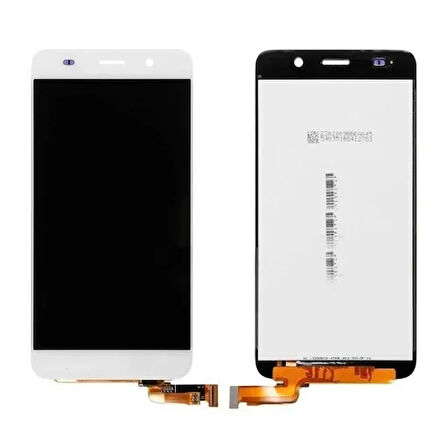 Huawei Uyumlu Y6 Lcd Ekran Beyaz Çıtasız