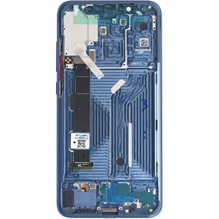 Xiaomi Uyumlu Mi 8 Lcd Ekran Dokunmatik Mavi Çıtalı Servis