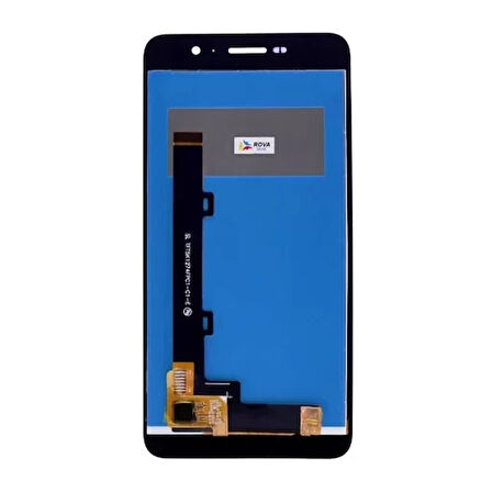 Huawei Uyumlu Y6 Pro Lcd Ekran Gold Çıtasız