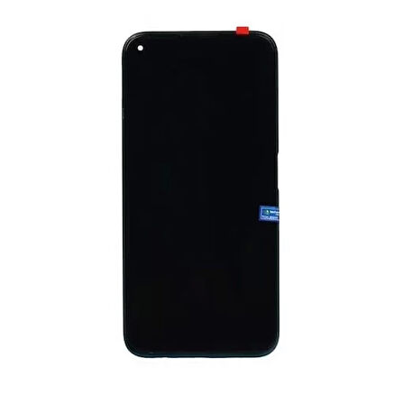 Huawei Uyumlu P40 Lite Lcd Ekran Yeşil Çıtalı