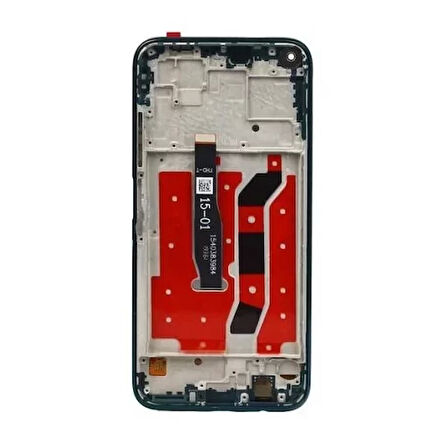Huawei Uyumlu P40 Lite Lcd Ekran Yeşil Çıtalı