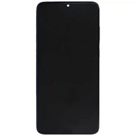 Xiaomi Uyumlu Redmi Note 8 Pro Lcd Ekran Mavi Çıtalı Servis Tek Hatlı