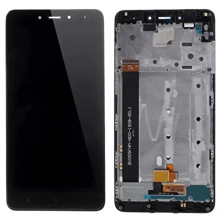 Xiaomi Uyumlu Redmi Note 4 Lcd Ekran Dokunmatik Siyah Çıtalı Servis