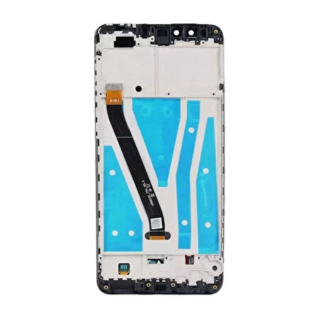 Huawei Uyumlu Y9 2018 Lcd Ekran Siyah Çıtalı