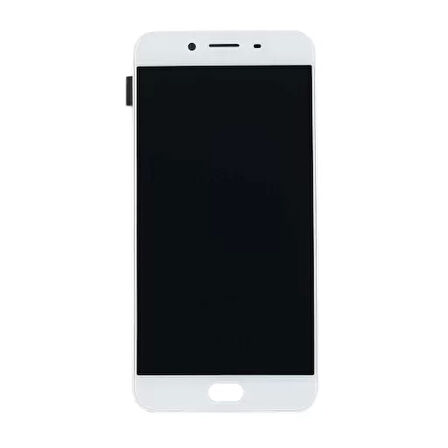 Oppo Uyumlu R9S Lcd Ekran Beyaz Çıtalı