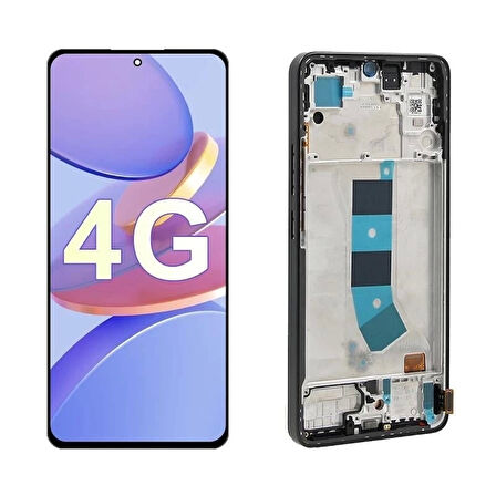 Xiaomi Uyumlu Redmi Note 13 4G Lcd Ekran Dokunmatik Yeşil Çıtalı TFT Kalite