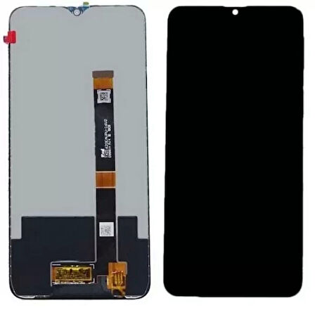 Oppo Uyumlu A12 Lcd Ekran Siyah Çıtasız