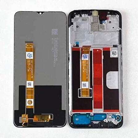Oppo Uyumlu A9 2020 Lcd Ekran Siyah Çıtasız