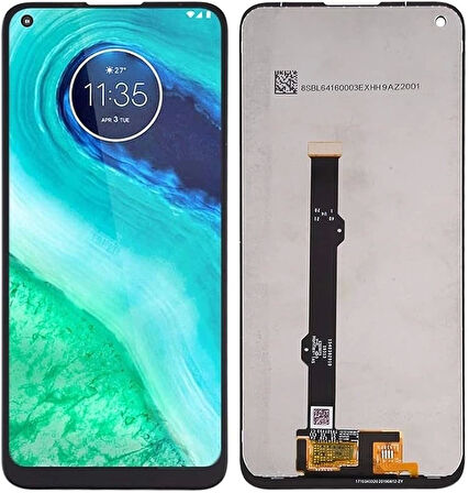 Motorola Moto G8 Lcd Ekran Dokunmatik Çıtasız Siyah Servis