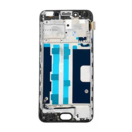 Oppo Uyumlu R9S Lcd Ekran Siyah Çıtalı
