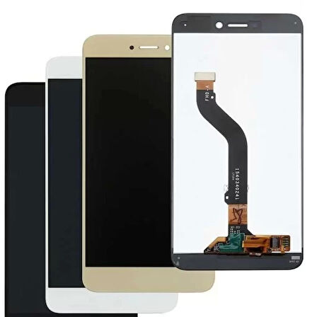 Huawei Uyumlu P9 Lite 2017 Lcd Ekran Siyah Çıtasız