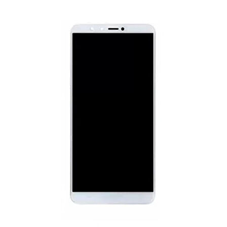 Huawei Uyumlu Y9 2018 Lcd Ekran Beyaz Çıtalı