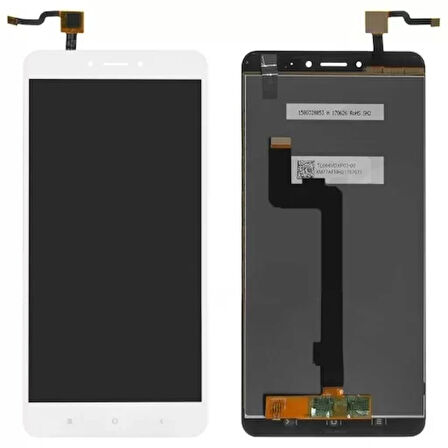 Xiaomi Uyumlu Mi Max 2 Lcd Ekran Beyaz Çıtasız