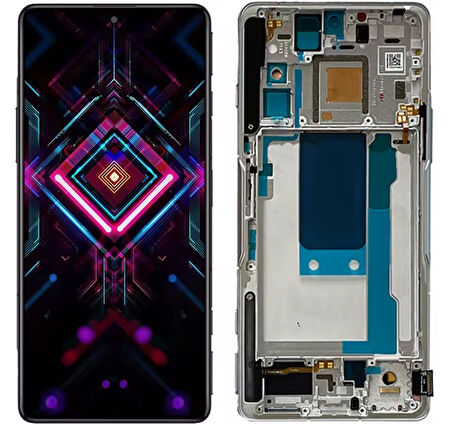 Xiaomi Uyumlu Redmi K40 Gaming Lcd Ekran Dokunmatik Siyah Çıtalı Servis