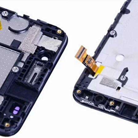 Huawei Uyumlu Y6 Lcd Ekran Siyah Çıtalı