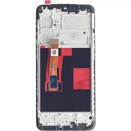 Realme Uyumlu 5 Pro Lcd Ekran Siyah Çıtalı Servis