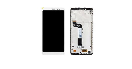 Xiaomi Uyumlu Redmi Note 5 Lcd Ekran Dokunmatik Beyaz Çıtalı