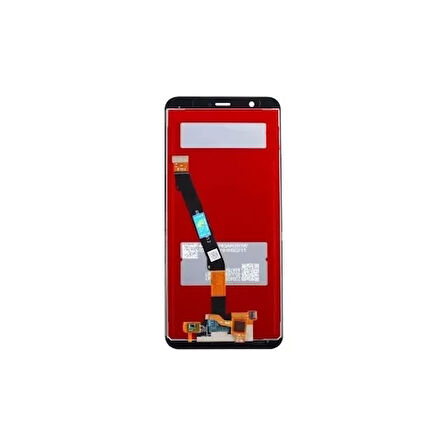 Huawei Uyumlu P Smart Lcd Ekran Siyah Çıtasız