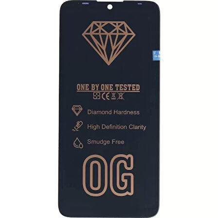 Tecno Uyumlu Spark Pop 5 Lcd Ekran Siyah Çıtasız