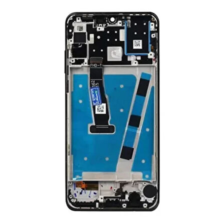 Huawei Uyumlu P30 Lite Lcd Ekran Siyah Çıtalı 24mp