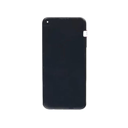 Huawei Uyumlu P40 Lite E Lcd Ekran Siyah Çıtalı Servis
