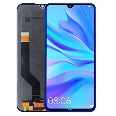 Xiaomi Uyumlu Redmi Note 8 Lcd Ekran Mavi Çıtasız Servis