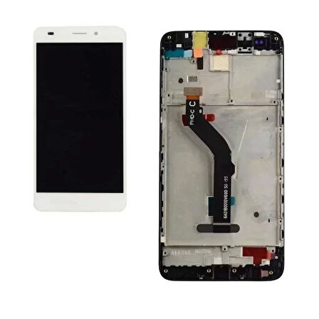 Huawei Uyumlu Gt3 Lcd Ekran Beyaz Çıtalı