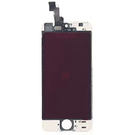Realpower Apple Uyumlu iPhone 5S Lcd Ekran Dokunmatik Hq Beyaz
