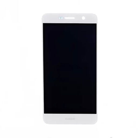 Huawei Uyumlu Y6 Pro Lcd Ekran Beyaz Çıtasız
