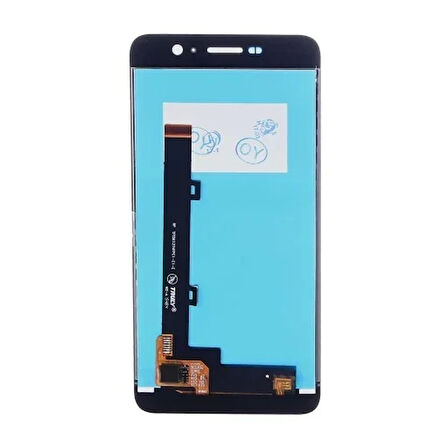 Huawei Uyumlu Y6 Pro Lcd Ekran Beyaz Çıtasız