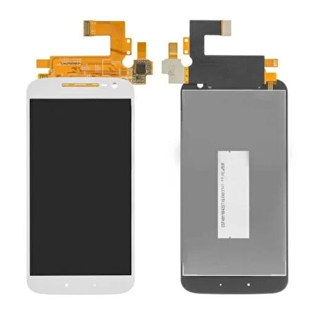 Motorola Uyumlu Moto G4 Lcd Ekran Beyaz Çıtasız
