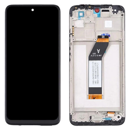 Xiaomi Uyumlu Redmi 10 2022 Lcd Ekran Dokunmatik Siyah Çıtalı