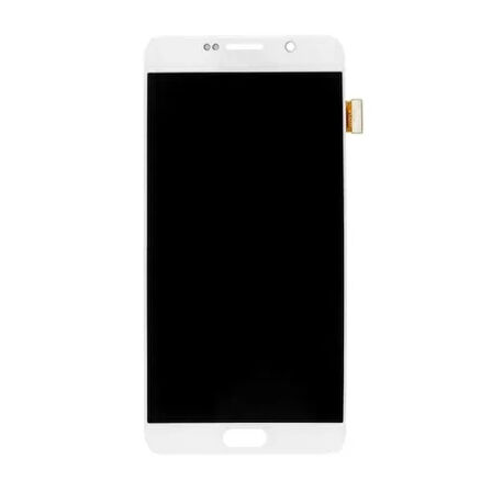 Samsung Uyumlu Galaxy Note 5 N920 Lcd Ekran Dokunmatik Beyaz OLED