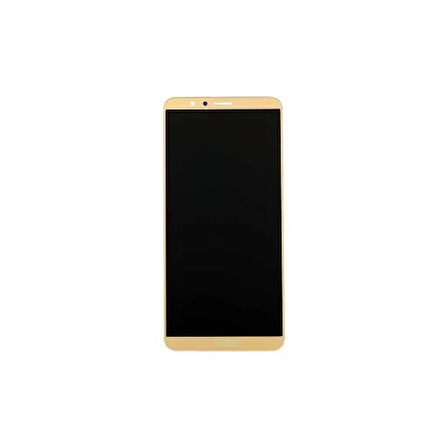 Huawei Honor Uyumlu 7x Lcd Ekran Gold Çıtasız