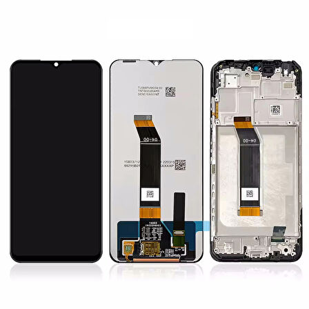 Xiaomi Uyumlu Redmi Note 11E 5G Lcd Ekran Dokunmatik Siyah Çıtalı