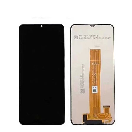 Samsung Uyumlu Galaxy A12 A125 Lcd Ekran Siyah Hk Servis Çıtasız