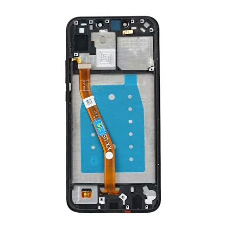 Huawei Uyumlu P Smart Plus 2019 Lcd Ekran Siyah Çıtalı