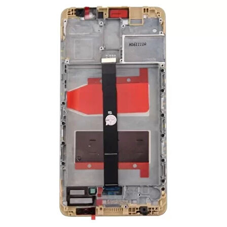Huawei Uyumlu Mate 9 Lcd Ekran Gold Çıtalı
