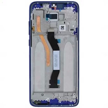 Xiaomi Uyumlu Redmi Note 8 Pro Lcd Ekran Mavi Çıtalı Tek Hatlı