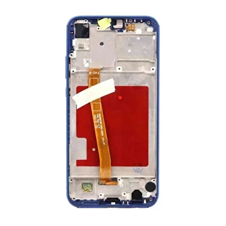 Huawei Uyumlu P20 lite Lcd Ekran Mavi Çıtalı