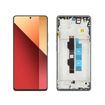 Xiaomi Uyumlu Redmi Note 13 Pro 4G Lcd Ekran Dokunmatik Siyah Çıtalı OLED