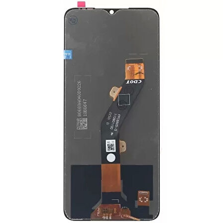 Tecno Uyumlu Spark 10 Lcd Ekran Siyah Çıtasız